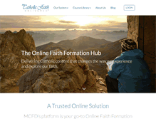 Tablet Screenshot of mycatholicfaithdelivered.com